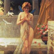 Guillaume Seignac Psyche oil on canvas